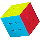 Mamowla Cubo di Magico 3x3x3 Puzzle Speed Cube Stickerless Magia 3D Puzzle Cubo 3x3 Fibra di Carbonio Magnetico Cube Velocità ...