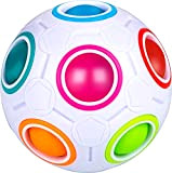 Mamowla Magic Rainbow Ball Palla Magica Puzzle 3D Intelligenza Sfera di Calcio Stile Arcobaleno Cubo Speed Cube Fidget Giocattolo Giocattolo ...