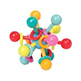 Manhattan Toy Atom Sonaglio & Massaggiagengive Attività Bambino Giocattolo Multicolore, 1 Conteggio (confezione da 1)