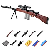 MANUALE AWM Sniper Fucile con caricatore di eiezione Soft Bullet Gun giocattolo, silenziatore di proiettili, bambini di pistola giocattolo automatica ...