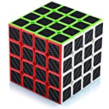 Maomaoyu Speed Cube 4x4 Fibra di Carbonio, Cubo Magico 4x4x4 Carbon Fiber, Puzzle Rompicapo per Adulti e Bambini