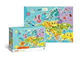 Mappa dell'Europa Jigsaw Puzzle per Bambini 5 anni e fino 100 pezzi per Bambini Dodo Puzzle Educativo Regalo per Ragazzi ...