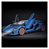 MAQINA 1:18 per Lamborghini SIAN KEP 37 Lega Modello di Auto Sportiva Diecast Veicolo Adulti Collezione Ornamenti Macchinina per Bambini ...