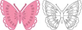Marianne Design Fustella Collectables Tiny's Farfalla Dies, Metal, Pink, 20x9x0.5 cm