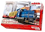 Märklin start up 29453 Start Up - Kit per modellini ferroviari H0, con Treno, Carrello Container e binari, Funzione Luce, ...