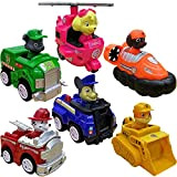 Marshall, Rubble, Skye, Zuma, Rocky, Patrol Cruiser Vehicle con Figura da Collezione, per Bambini dai 3 Anni in su