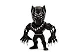 Marvel Avengers Jada Toys Black Panther 253221002 - Statuetta da collezione, in pressofusione, 10 cm, colore: Nero