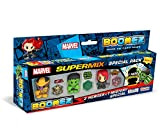 Marvel Boomez SuperMix Avengers: Thanos Metal + Hulk Glow in the Dark + Black Widow UV Changing Color + 1 ...