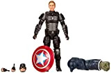Marvel- Captain America Stealth Figurina d'Azione, Multicolore, 15 cm, E9977