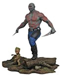 Marvel Drax & Baby Groot Statuetta da Collezione, Multicolore, One Size, MAY172524