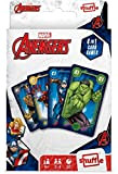Marvel - Gioco di famiglia Avengers, gioco di carte 4 in 1: gioco delle 7 famiglie, coppie, azione e battaglie