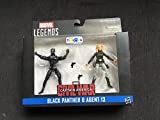Marvel Legends, Captain America: Civil War, Black Panther and Agent 13 Action Figures, 3.75 Inches by Marvel