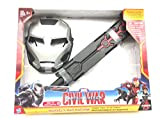 Marvel's captain america civil war iron man war machine mask and baton