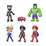 Marvel Spidey And His Amazing Friends, Confezione Multipla di Eroi maschiati da 10 cm, per Bambini dai 3 Anni in ...