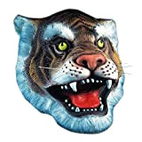 Maschera tigre in gomma animale con peli