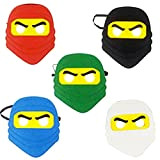 Maschere Ninja 8 Pezzi,Cartoon Hero Dress Up Maschera,Ninja Maschere Cosplay Per Bambini Adulti per Bambini Ragazzi Ragazze Festa di Compleanno ...
