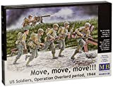 Master Box Models "Move, Move, Move!!!" U.S. Soldiers 1944 Operation Overlord Period 7 Figures Set (1/35 Scale) by Master Box ...