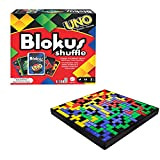 Mattel Games- Blokus Shuffle UNO Edition, Gioco da Tavolo con Tabellone Nero, Giocattolo per Bambini 7+Anni e Famiglie, GXV91