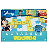 Mattel Games - Scrabble Junior Disney, Il Gioco delle Parole Crociate con 2 Giochi in 1, Tabellone a 2 Lati ...