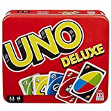 Mattel Games - UNO Deluxe, Gioco Di Carte Per Famiglie E Bambini 7+ Anni, K0888
