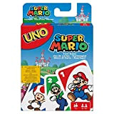 Mattel Games - UNO Versione Super Mario Bros, Gioco di Carte per Famiglie e Bambini 7+ Anni, DRD00