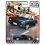 Mattel GRM09 Hot Wheels Premium Real Riders Boulevard Custom '93 Nissan Hardbody (D21) n. 38, auto da corsa, modellino per ...