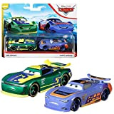 Mattel Selezione Doppio Pack | Disney Cars | Modelli Veicoli | Die Cast 1:55, Cars Doppelpacks:Eric Braker & Barry DePedal
