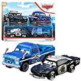 Mattel Selezione Doppio Pack | Disney Cars | Modelli Veicoli | Die Cast 1:55, CDXV99N Cars Doppelpacks:ABP & Broadside
