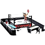Mattel WWE Wrestling Ring Exclusive Playset PPV Ringside Battle Ring [Includes Daniel Bryan Figure] by Mattel