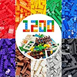 Mattoncini Costruzioni 1000 Pezzi per Bambini Compatibili con Tutti i Marchi Classic inclusi 10 Colori e 14 Forme di Mattoni ...