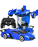 Maxesla Macchina Telecomandata Robot Transformers, Giocattoli per Bambini Auto Radiocomandata Trasformabile Macchinina 360° Rotazione Luci Compleanno Regali per Ragazzi Ragazze ...