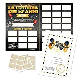 Maxi Gratta e Vinci Personalizzato Gioco Compleanno – Idea Regalo Lotteria del 30enne Versione A3 - Calendario Auguri Grattabile 30 ...