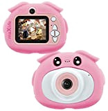 MaxLife fotocamera digitale per bambini con funzione fotocamera MXKC-100 fotocamera bambini 3 MPx 5 giochi da 3 4 5 6 ...