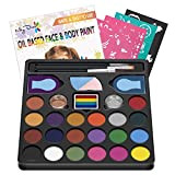 Maydear Oil Based Face and Body Paint, 20 Colors Makeup Kit
