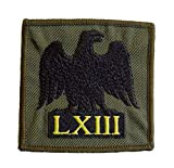 MAZE 63 (queens color sqn) RAF Regt badge Verde Taglia unica