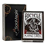 Mazzo di Carte Bicycle Black Deck Tiger Red by Ellusionist - Bicycle Tigers Red - Mazzi Bicycle - Carte da ...