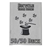Mazzo di carte Bicycle Gaff Deck 50/50 - dorso blu - Mazzi Bicycle - Carte da gioco -Giochi di Prestigio ...