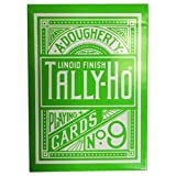 Mazzo di Carte Tally Ho Reverse Circle Back (Green) Limited Ed. by Aloy Studios - Mazzi di Carte da Gioco ...