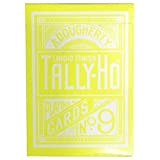 Mazzo di Carte Tally Ho Reverse Circle Back (Yellow) Limited Ed. by Aloy Studios - Mazzi di Carte da Gioco ...