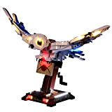 MBKE - Set di luci LED per Lego 75979 Harry Potter Hedwig The Owl Figure, kit di illuminazione USB compatibile ...