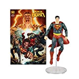 McFarlane Giocattoli, 7-Inch DC Direct Black Adam Superman Action Figure con 22 parti mobili, collezionabile DC Black Adam Comic Figure ...