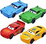 McQueen giocattolo Cars -Tomicy 4 Pezzi Toys Cars,macchinine con Particolari, Giocattolo Store con Dettagli Colorati dei Personaggi, per feste di ...