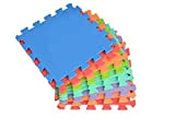 Mediawave Store - Tappeto da Gioco Puzzle 2814 componibile colorato con 10 Pezzi 30x30cm