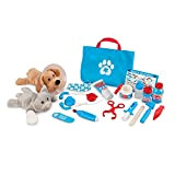 Melissa and Doug Set da veterinario di animali domestici | Kit per giochi di finzione da veterinario |Peluche cane e ...