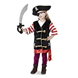 Melissa & Doug Costume da Pirata | Costumi per Bambino o Bambina di Halloween o Carnevale | Gioco di finzione ...