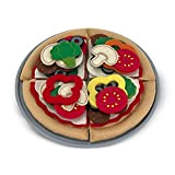 Melissa & Doug - Pizza in Feltro con Condimenti, Gioco Educativo, Gioco di Ruolo, Gioco Montessori, 3+ Anni, Regalo per ...