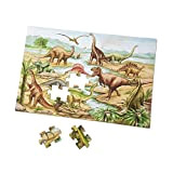 Melissa & Doug Puzzle da Pavimento “Dinosauri”, Puzzle per Bambini, 3+, Gioco Montessori, Regalo per Bambine e Bambini