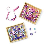 Melissa & Doug Set di braccialetti con Perline in Legno | Kit artigianale per bambini 4-6 anni | Kit di ...