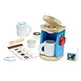 Melissa & Doug – Set di giocattoli per giocare a preparare e servire caffè – in legno, accessori da cucina, ...