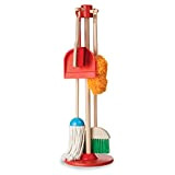 Melissa & Doug-Toy, Multicolore, Dust Sweep Mop Set, 8600